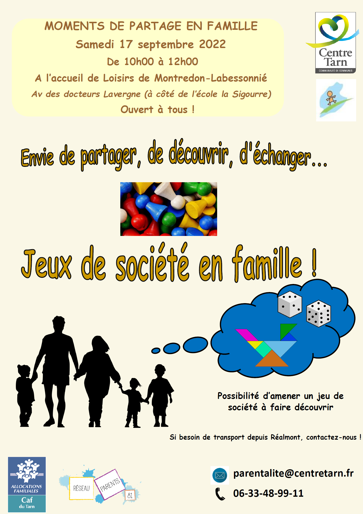 Jeux de société en famille !